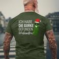 Christmas Cucumber Ich Habe Die Gurke Gefen Ich Habe Die Guarke Find T-Shirt mit Rückendruck Geschenke für alte Männer
