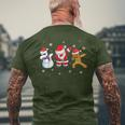 Christmas Dabbing Santa Claus Children Men T-Shirt mit Rückendruck Geschenke für alte Männer
