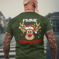 Reindeer Merry Christmas T-Shirt mit Rückendruck Geschenke für alte Männer