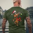 Reindeer Rudolf Christmas Xmas T-Shirt mit Rückendruck Geschenke für alte Männer