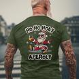Ho Ho Holy Aperoly Christmas Spritz Aperoli T-Shirt mit Rückendruck Geschenke für alte Männer