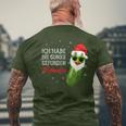 Ich Habe Die Weihnachtsgurke Finden Christmas Black T-Shirt mit Rückendruck Geschenke für alte Männer