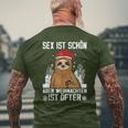 Sex Ist Schön Aber Weihnachten Oft Männer Ugly Christmas T-Shirt mit Rückendruck Geschenke für alte Männer