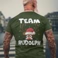 Team Rudolph Xmas Reindeer Deer Lover T-Shirt mit Rückendruck Geschenke für alte Männer