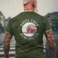 Vintage Surfer California I Retro Santa Cruz California S T-Shirt mit Rückendruck Geschenke für alte Männer