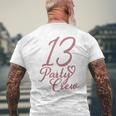 13 Party Crew Matching Group Für Mädchen Zum 13 Geburtstag T-Shirt mit Rückendruck Geschenke für alte Männer