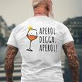 Aperol Digga Summer Alcohol Aperol Spritz S T-Shirt mit Rückendruck Geschenke für alte Männer