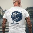 Astronomie Und Farbenfrohes Teleskop T-Shirt mit Rückendruck Geschenke für alte Männer