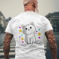 Children's Ich Bin 4 Jahre Alt Katzenvier 4Th Birthday T-Shirt mit Rückendruck Geschenke für alte Männer