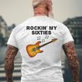 Gitarrist 60 Geburtstag E-Gitarre T-Shirt mit Rückendruck Geschenke für alte Männer