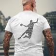 Handball Handballer Children's Boys T-Shirt mit Rückendruck Geschenke für alte Männer