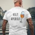 Holy Aperoly Summer Drink Summer Fan Cocktail Spritz S T-Shirt mit Rückendruck Geschenke für alte Männer