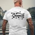 Namaste Yoga Meditation T-Shirt mit Rückendruck Geschenke für alte Männer