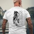 Sheltie Hund Herrchen Frauchen Hunde T-Shirt mit Rückendruck Geschenke für alte Männer