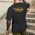 Bomboclaat Graffiti Tag Style Rasta Colours Reggae T-Shirt mit Rückendruck Geschenke für Ihn