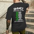 Cannabis Legalisierung Bubatz Legal Deutschland Tour 2024 T-Shirt mit Rückendruck Geschenke für Ihn