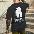 Cute Polar Bear Baby In Berlin T-Shirt mit Rückendruck Geschenke für Ihn