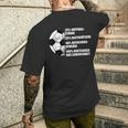 Defender Football Innendefend Inner Defender T-Shirt mit Rückendruck Geschenke für Ihn