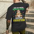 Faultier Outfit Für Faultier Liebhaber Für Kinder Fasching T-Shirt mit Rückendruck Geschenke für Ihn