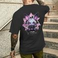 Gruseliger Niedlicher Hase Pastell Goth Kaninchen Hexe Ästhetik T-Shirt mit Rückendruck Geschenke für Ihn