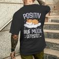 Hamster Positiv Auf Müde Tested T-Shirt mit Rückendruck Geschenke für Ihn