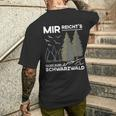 Mir Reicht Das Schwarzwald Travel And Souveniracationer German T-Shirt mit Rückendruck Geschenke für Ihn