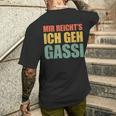 Mir Reicht's Ich Geh Gassi T-Shirt mit Rückendruck Geschenke für Ihn