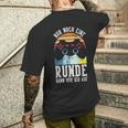 Nur Noch Eine Runde Dann Lustig Gamer Gamer Gamer German T-Shirt mit Rückendruck Geschenke für Ihn