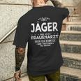 Waidmann Ich Bin Jäger Und Kein Frauenarzt T-Shirt mit Rückendruck Geschenke für Ihn
