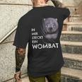 Wombat Costume Children's Clothing In Mir Steckt Ein Wombat T-Shirt mit Rückendruck Geschenke für Ihn