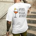Aperol Digga Summer Alcohol Aperol Spritz S T-Shirt mit Rückendruck Geschenke für Ihn