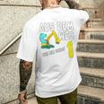 Children's 1St Birthday Ich Bin Schon 1 Jahrjunge Digger Dino T-Shirt mit Rückendruck Geschenke für Ihn