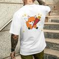 Children's Endlich Schulkind Fox School Cone School Cute Fox 80 T-Shirt mit Rückendruck Geschenke für Ihn