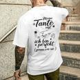 Children's Meine Tante Sagt Ich Bin Perfekt Von Tante Für Niche T-Shirt mit Rückendruck Geschenke für Ihn