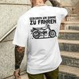 'Geboren Um S-51 Zu Fahren' Simson S51 T-Shirt mit Rückendruck Geschenke für Ihn