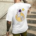 Kinder Astronaut Weltraum 3 Jahre Mond Planeten 3 Geburtstag T-Shirt mit Rückendruck Geschenke für Ihn