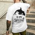 Orca Is My Ghost Tier I Orca Whale I Orca S T-Shirt mit Rückendruck Geschenke für Ihn