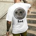 Sad Hamster T-Shirt mit Rückendruck Geschenke für Ihn