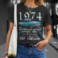 1974 Jahrgang Mann Frau 50 Years 50Th Oldtimer T-Shirt Geschenke für Sie