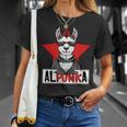 Alpunka Punk Alpaca Lama Punk Rock Rocker Anarchy T-Shirt Geschenke für Sie