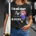 Anime Chibi I'm Not Short Manga Otaku Mangaka Geschenk T-Shirt Geschenke für Sie