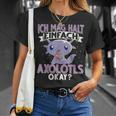 Axolotl Ich Mag Halt Einfach Axolotls S T-Shirt Geschenke für Sie