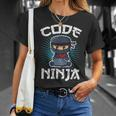 Code Ninja Programmer Coder Computer Programming Coding T-Shirt Geschenke für Sie