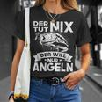 Der Tut Nix Der Will Nur Fischen German Language T-Shirt Geschenke für Sie