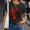 Devil's Satan Demons Kitten Pentagram Cat T-Shirt Geschenke für Sie