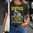 Digger Driver In Retirement Retirement Pensioner Digger T-Shirt Geschenke für Sie