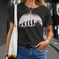 Drum Full Moon Evolution Drum Kit T-Shirt Geschenke für Sie