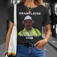 With 'Kranplätze Muss Verdichtet Sein' Ronny Kran Tape Measure T-Shirt Geschenke für Sie