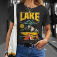 Lake Life Camping Wandern Angeln Bootfahren Segeln Lustig Outdoor T-Shirt Geschenke für Sie