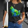 Lustiger Tag Der Erde 2024 Katzenliebhaber Süße Katze Earth Day T-Shirt Geschenke für Sie